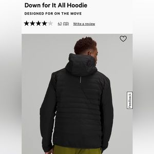 Lululemon Down For it All Hoodie